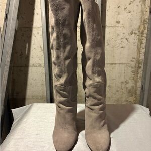 Aldo Taupe Over the Knee Boots